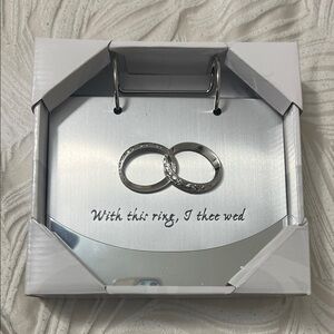 Silver Wedding Ring Photo Book